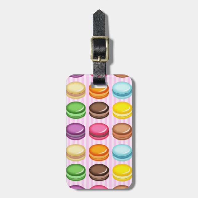 Rader i Macarons Bagagebricka (Vertikal Framsida)