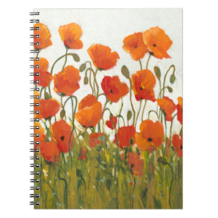Rader i Poppies I Anteckningsbok