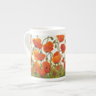 Rader i Poppies I Benporslin Mugg