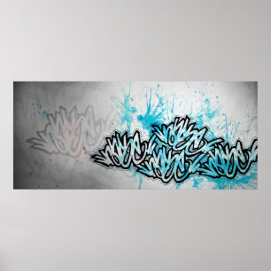 Radera blå utskrift poster