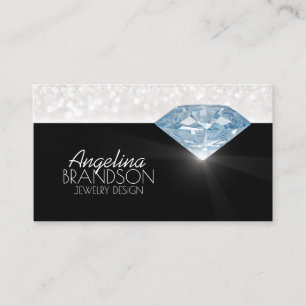 Radera Diamond Jewelry Designer Black Card Visitkort