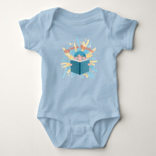 Radera en Reader Baby-kostym T Shirt