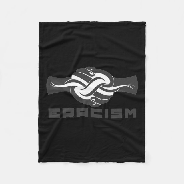 Radera Hate Empowerment Eracism Collection-etikett Fleecefilt (Framsidan)