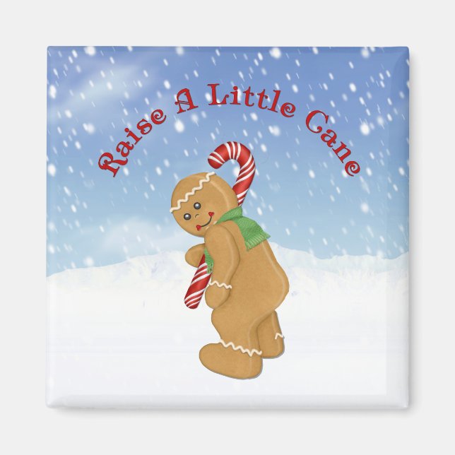 Radera lite Käpp Humor Magnet (Framsidan)