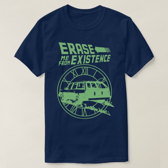 Radera mig från en konstig parodi t shirt (Design framsida)