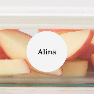 radera min text tillägg eget utförande Medelstor c Klistermärke
