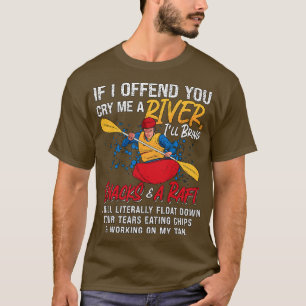 Radera om jag förgör dig till Kayak Paddling Canoe T Shirt
