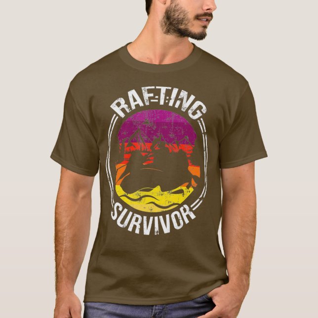 Radera Suvivor Funny Rawing Älskare T Shirt (Framsida)