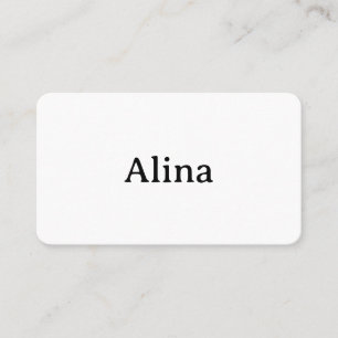 radera text lägg till egen design Rundad 3,5" x 2" Placeringskort