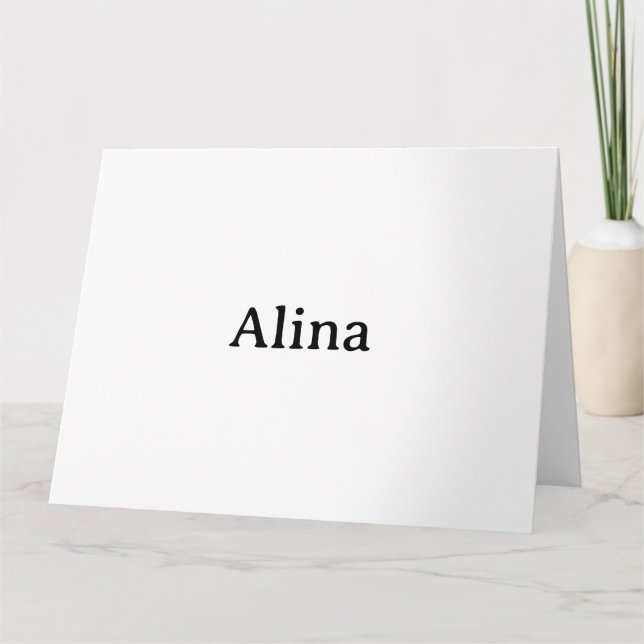 radera text Stor 8.5" x 11" Viklad hälsning Kort (Framsida)