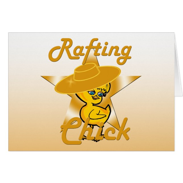 Raderar Chick nr 10 Hälsningskort (Framsidan Horizontal)