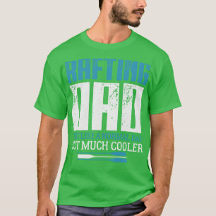 Radering av Pappa Whitewater Rafter Raft T Shirt