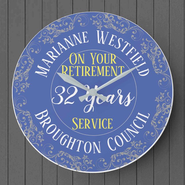Rådets Pension-utmärkelse med år som betjänats Stor Klocka (Skapare uppladdad)
