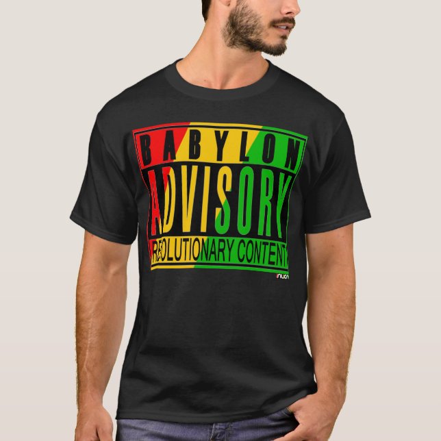 Rådgivande Babylon: Revolutionärinnehåll Tee (Framsida)