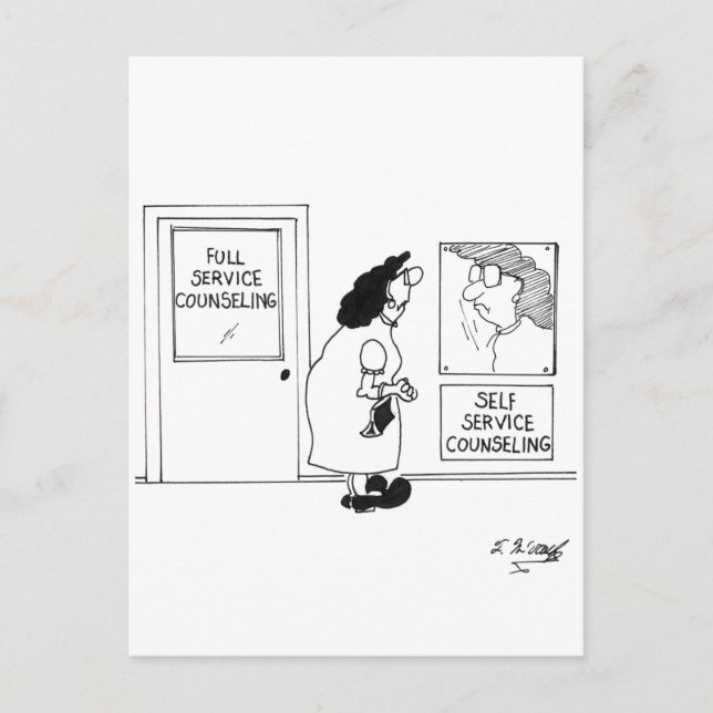 Rådgivande Tecknad 4967 Vykort (Framsida)