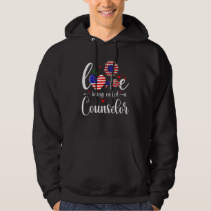 Rådgivare 4 juli i Kärlek Hoodie