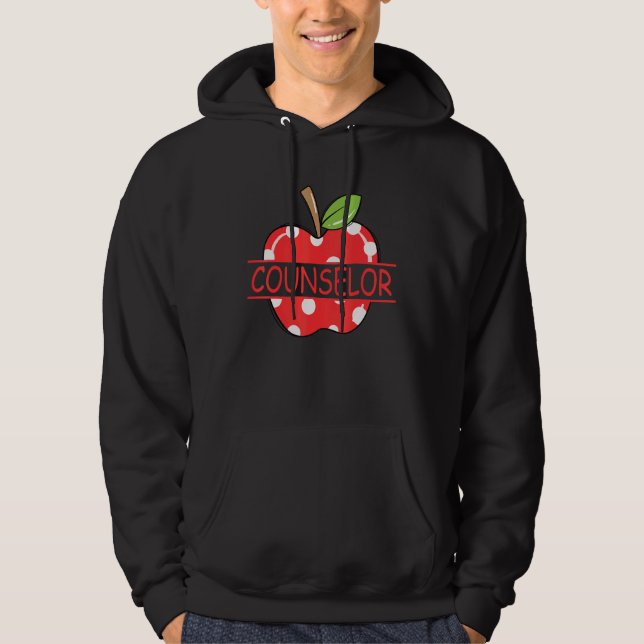 Rådgivare Äpple Lärare Liv Hoodie (Framsida)