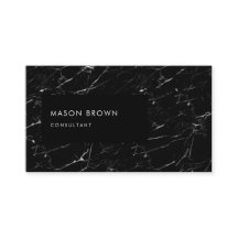 Rådgivare för proffs moderna svarta marmor