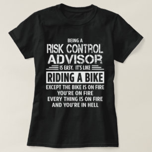 Rådgivare för riskkontroll t shirt