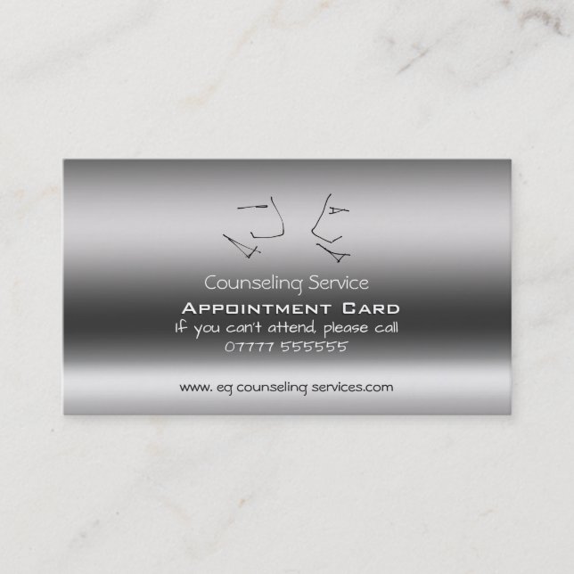 Rådgivare, samtalschefernas avtalskort visitkort (Framsida)