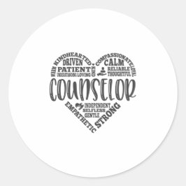 Rådgivare, skolråd runt klistermärke