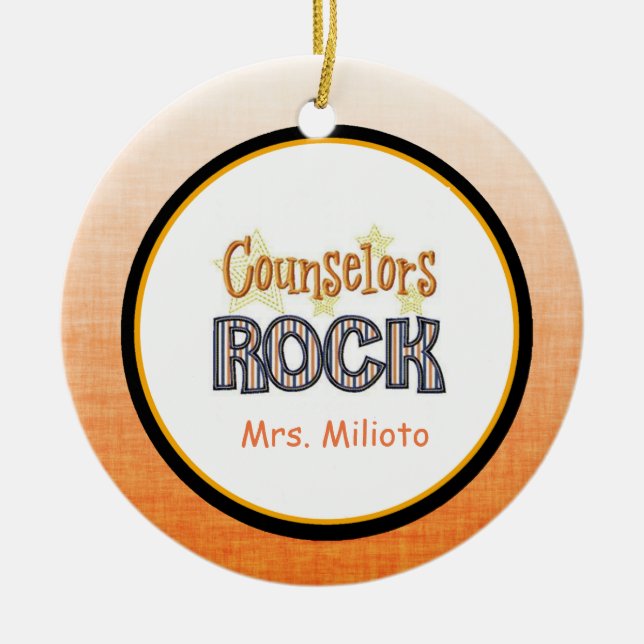 Rådgivare Sten julprydnad Julgransprydnad Keramik (Framsidan)