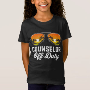 Rådgivare Ur Tjänst Solglasögon Sista Skoldagen T Shirt