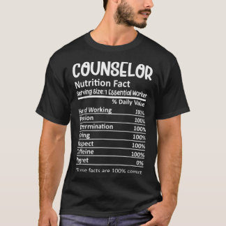 Rådgivare Vägledande fond för näringsfaktablad T Shirt