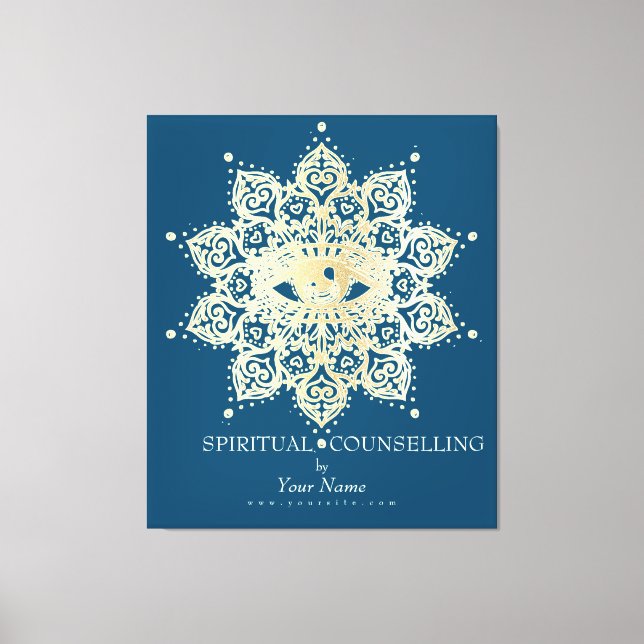 Rådgivning i andlig, psykologisk, Tarot-Canvas Canvastryck (Framsida)