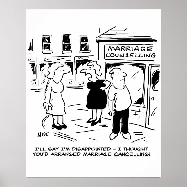 Rådgivning i giftermål, inte annullering poster (Framsidan)