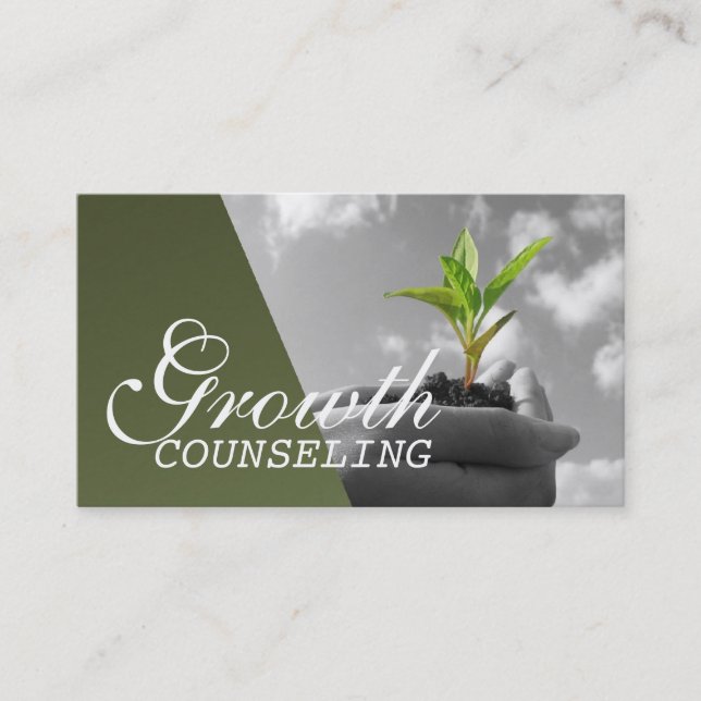 Rådgivning, terapeut, Andlig, Life Coach Visitkort (Framsida)
