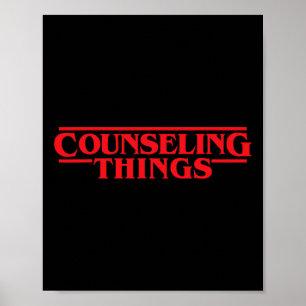 Rådgivning till Sak Roligt School Counselor tillba Poster