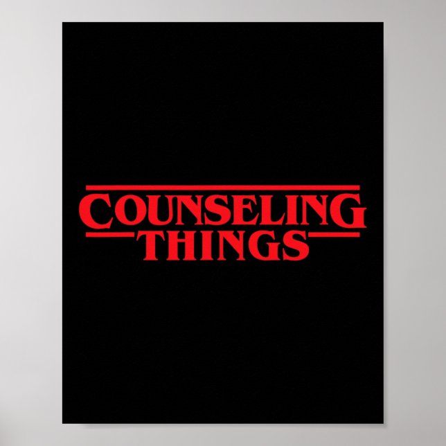 Rådgivning till Sak Roligt School Counselor tillba Poster (Framsidan)