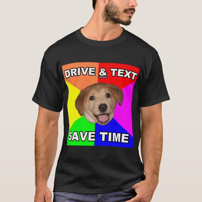 Rådgivninghundnågot att säga: Drev & text Tee (Framsida)