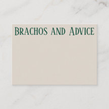 Rådgivningskort för blommigt av grönt