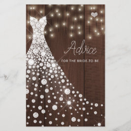 Rådgivningskort för elegant av bröllop-möhippa