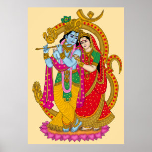 Radha Krishna Affisch