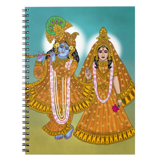 Radha Krishna anteckningsbok (Framsidan)