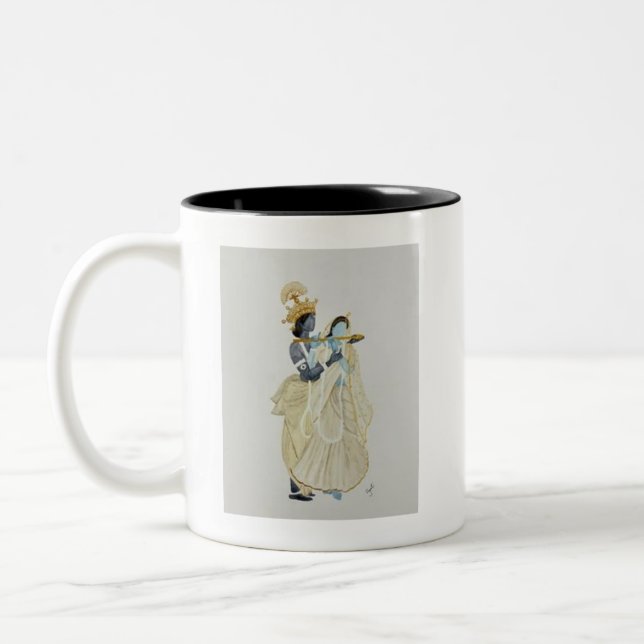 Radha Krishna Edition Två-Tonad Mugg (Vänster)