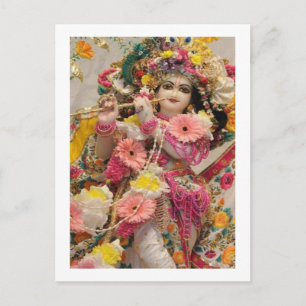 Radha KRISHNA for Kärlek, Peace n Prosperity Vykort