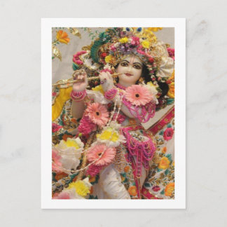 Radha KRISHNA for Kärlek, Peace n Prosperity Vykort