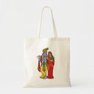 Radha Krishna-handväskan Tygkasse