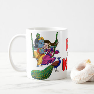 Radha Krishna Kaffemugg