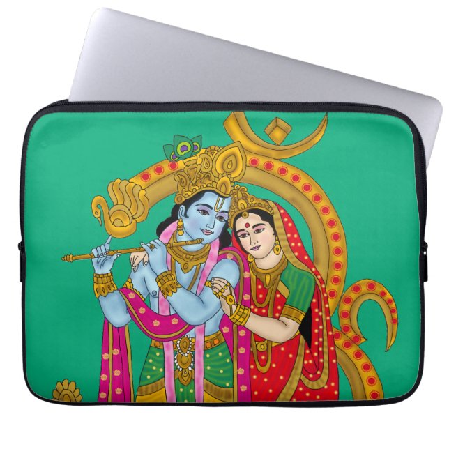 Radha Krishna  Laptop Fodral (Framsidan)