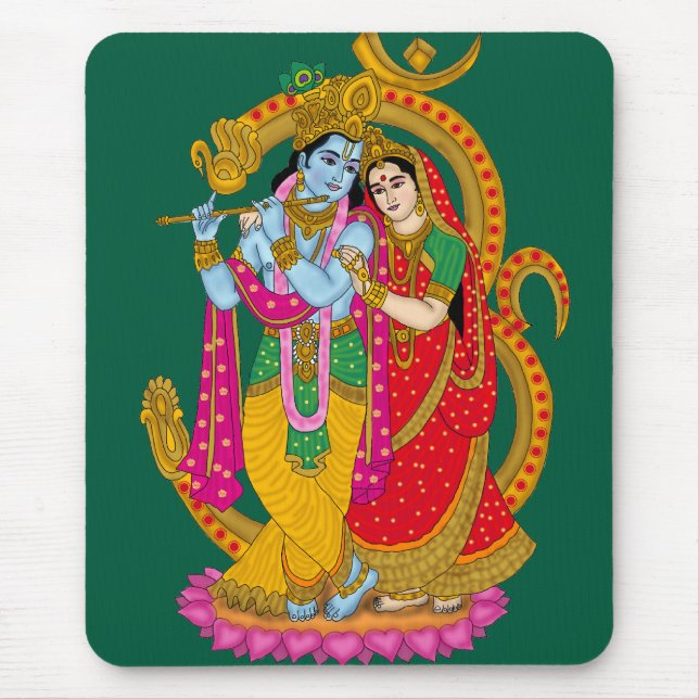 Radha Krishna Mouse Pad Musmatta (Framsidan)
