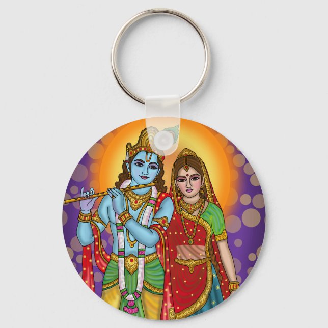 Radha Krishna Nyckelring (Framsida)