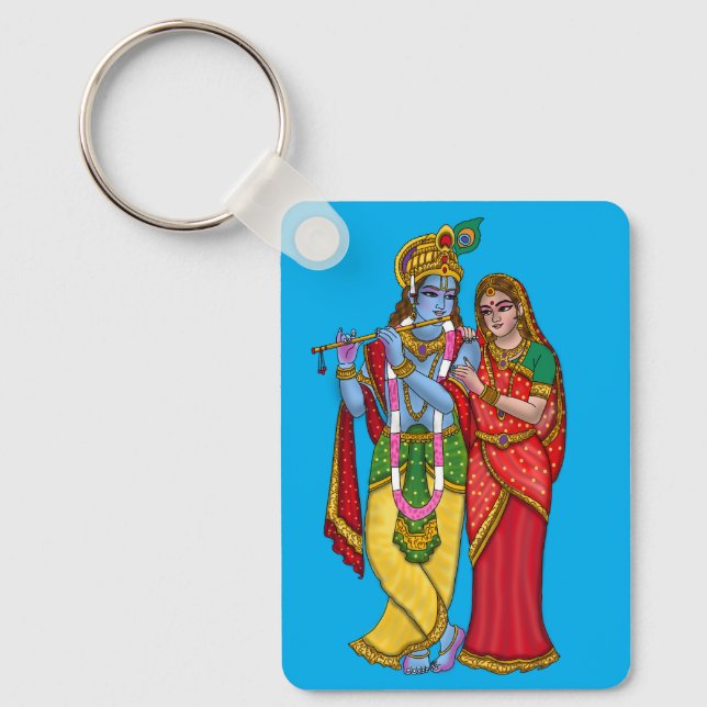 Radha Krishna Nyckelring (Framsida)