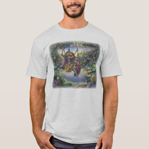 Radha Krishna på gungaT-tröja T-shirt