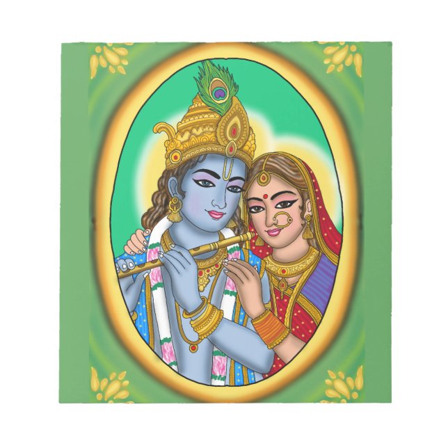 Radha Krishna Pappersvaror Anteckningsblock (Framsida)