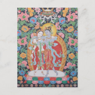 Radha-Krishna Postcard A Vykort